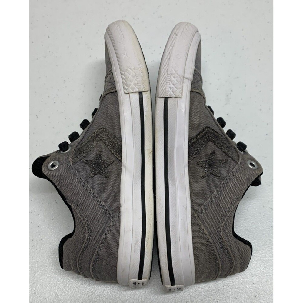 Converse Pro Blaze Shoes Sneakers Youth 13 Gray Star Chevron Canvas - Picture 2 of 9